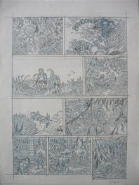 Eric Hübsch - ''Ploneïs l'Incertain'' crayonné Légendes de Troy - Original art