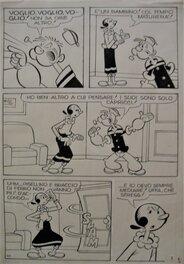 Sandro Dossi - Popeye N° 531, planche 2 - Comic Strip