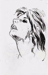 Jordi Macabich - Recherche de visage féminin - Illustration originale