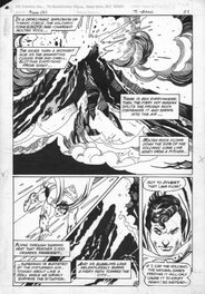 Gil Kane - Superman special #1 p25 - Superman versus Volcano! - Planche originale
