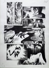 David Lloyd - Aliens: corridor, planche originale. - Comic Strip