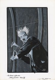 Jean-Michel Nicollet - Harry Dickson, illustration originale - Planche originale