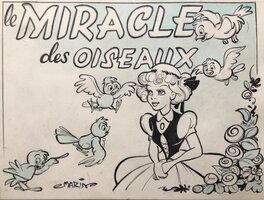 Claude Marin - Le Miracle des Oiseaux - Illustration originale