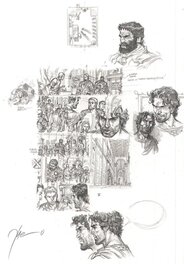 Théo - Murena storyboard tome 10 - Œuvre originale