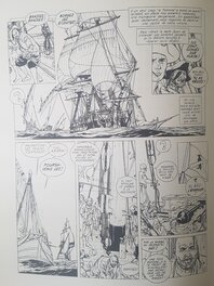 Planche 30 tome 4 L'épervier (Captives à bord) - la méduse