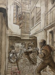 David Cerqueira - L'ombre de l'échafaud - Original Illustration