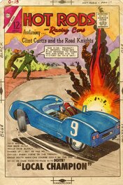Jack Keller - Hot Rods and Racing Cars #67 - Original art