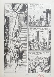 Tito Marchioro - Sylver des collines - planche 36, parution dans le n°4 du magazine Dorian (Mon journal) - Comic Strip