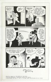 Chester Brown - Hommage à Batman (The Crimes of Two-Face) - Original art