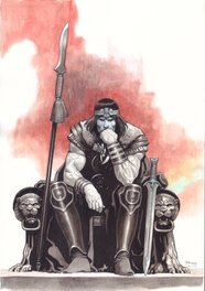 Drazen Kovacevic - King Conan - Illustration originale