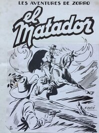 André Oulié - Zorro - el matador album complet de 38 planches - Comic Strip
