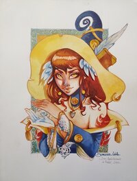 Ood Serrière - Apprentie magicienne - Original Illustration