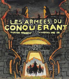 Jean-Claude Gal - "Les Armées du Conquérant" projet couleur de couverture non retenu - Original Cover
