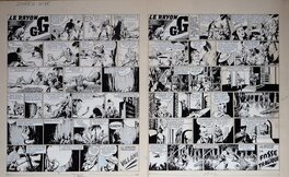 Steve Dowling - Garth - Le Rayon GG pl 86 & 87 publiées dans Zorro - Comic Strip
