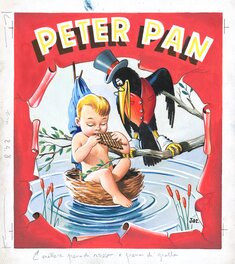 Carlo Jacono - Peter Pan (Collana Arcobaleno, Carroccio Edizioni) - Illustration originale