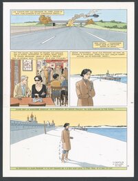 André Juillard - 2009 - Léna - Tome 2: Léna et les trois femmes - Page de fin - Planche originale