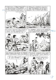 Enzo Chiomenti - Planche de Marco Polo - Comic Strip