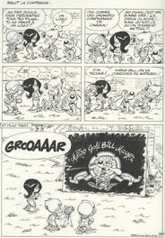 Laurent Verron - Verron, Boule et Bill, Gag n°1407, Salut la compagnie, Tome 34, Un amour de cocker, 2012. - Comic Strip