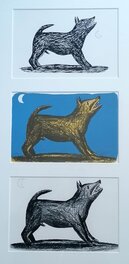 Loustal - Le chien - Illustration originale