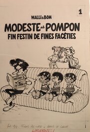 Walli - Modeste & Pompon - Fin Festin De Fines Facéties - Couverture originale