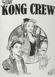 Eric Hérenguel - Eric Hérenguel -  Kong Crew Blanc Cover - Original art