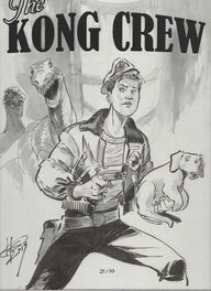 Eric Hérenguel - Eric Hérenguel - Blank Cover Kong Crew - Illustration originale