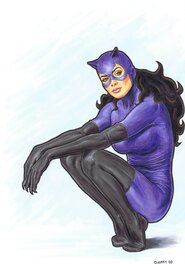 Peter Cleary - Catwoman par Cleary - Illustration originale