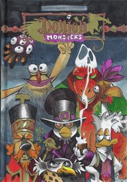 Nicolas Kéramidas - Donjon Monsters 12 -  Couverture Blanc - Original art