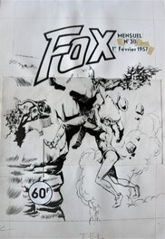 Aurelio Galep , Galleppini - Couverture FOX n 30 - Original Cover