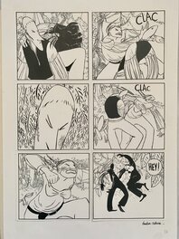 Laureline Mattiussi - Planche Originale l'Ile aux poulaillers - Comic Strip