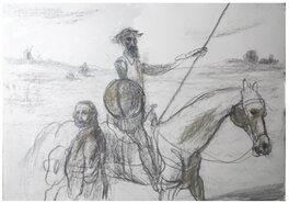 Pablo Auladell - Don Quijote - Illustration originale