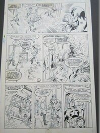 Mark Bagley - Planche originale captain america vintage de mark bagley (1989) - Comic Strip