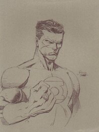 David Finch - Green Lantern - Illustration originale