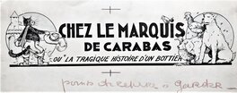 Marijac - Chez le marquis de Carabas - titre - Planche originale