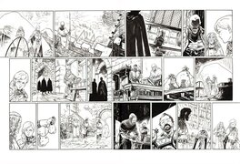 Benoit Dellac - Nottingham tome 1 double planche 10-11 - Comic Strip