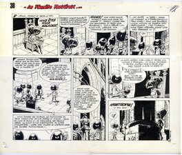 Pierre Seron - Planche originale 38, Ranxerox - Comic Strip