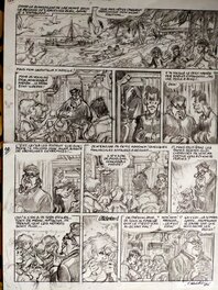 François Walthéry - Sur les traces de l'épervier bleu. Page 9 - Comic Strip