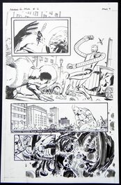 Gabriel Hardman - Avengers versus Atlas episode 2 p.9 - Comic Strip