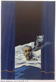 Jean-Michel Nicollet - Nicollet Couverture Originale NÉO 43 Claude Seignolle Histoires Maléfiques , 1982 Terreur épouvante - Couverture originale