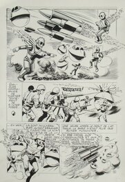 Comic Strip - Les hommes de fer attaquent, planche 11 - Magazine Sunny Sun n°6 (Mon Journal)