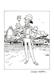 Didier Conrad - RAJ - Ex-libris - Original Illustration