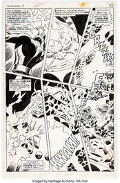 Don Heck - Captain Marvel #9 Story Page 19 - Planche originale