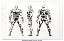 Keith Pollard - Official Handbook of the Marvel Universe Master Edition #30 Rage - Illustration originale