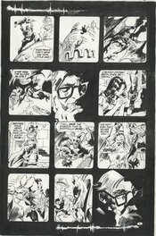 Gene Colan - Colan, DC Comics, Silver Blade#1, The lord of Sunset boulevard , planche n°2, 1987. - Planche originale