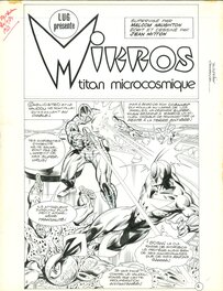 Jean-Yves Mitton - Page de titre - Mikros - Psiland #4 pl1 - Planche originale