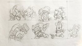 Claude Marin - Mickey Mouse - Planche originale