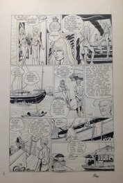 Robert Gigi - Gigi Planche Originale 5 Scarlett Dream L'inconnu de Hong-Kong , Top Planche Signée - Bd Dargaud 1979 - Comic Strip