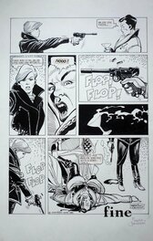 Franco Saudelli - The final page from "L'uomo di Wolfland" by Franco Saudelli - Comic Strip