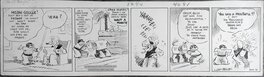 Billy DeBeck - BARNEY GOOGLE - un strip de 1931 - Planche originale