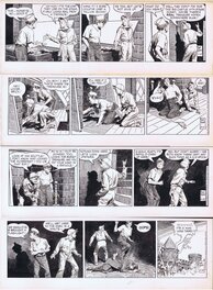 Frank Godwin - Rusty Riley Haunted Castle sequence by Frank Godwin - Planche originale